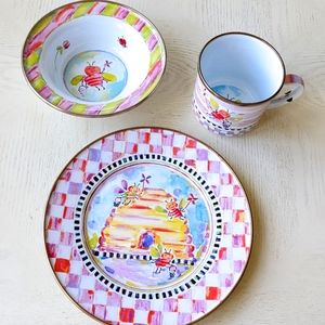 Mackenzie childs kids dinner set